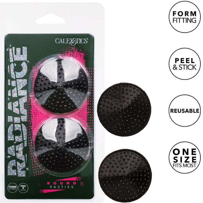 Comprar CALEXOTICS Pezoneras Radiance Redondas – Accesorio Glamuroso Con Diseño Elegante-Noxtic