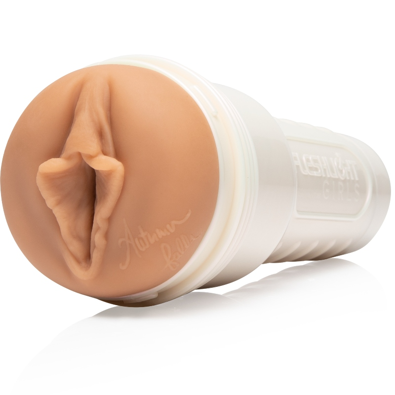 Fleshlight Autumn Falls Crema Textura – Juguete Erótico Con Diseño Innovador y Lubricante Inclusivo