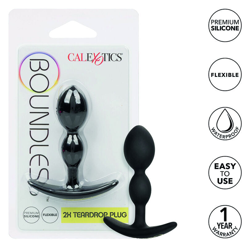 Comprar CalExotics Boundless Plug Anal Lgrima 2X – Diseño Ergonómico Para Placer Sensorial Sin Límites-Noxtic