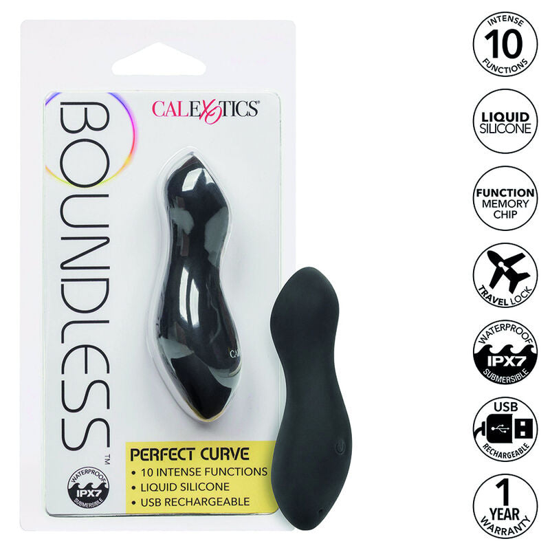 Comprar CALEXOTICS Boundless Masajeador Curva Perfecta – Silicona Líquida Con 10 Funciones De Vibración-Noxtic