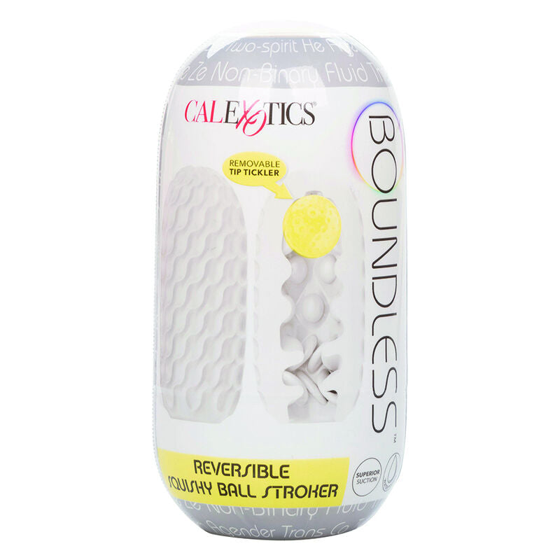 Comprar CALEXOTICS Boundless Stroker Blando Reversible Amarillo – Diseño Ergonómico Para Placer Versátil-Noxtic