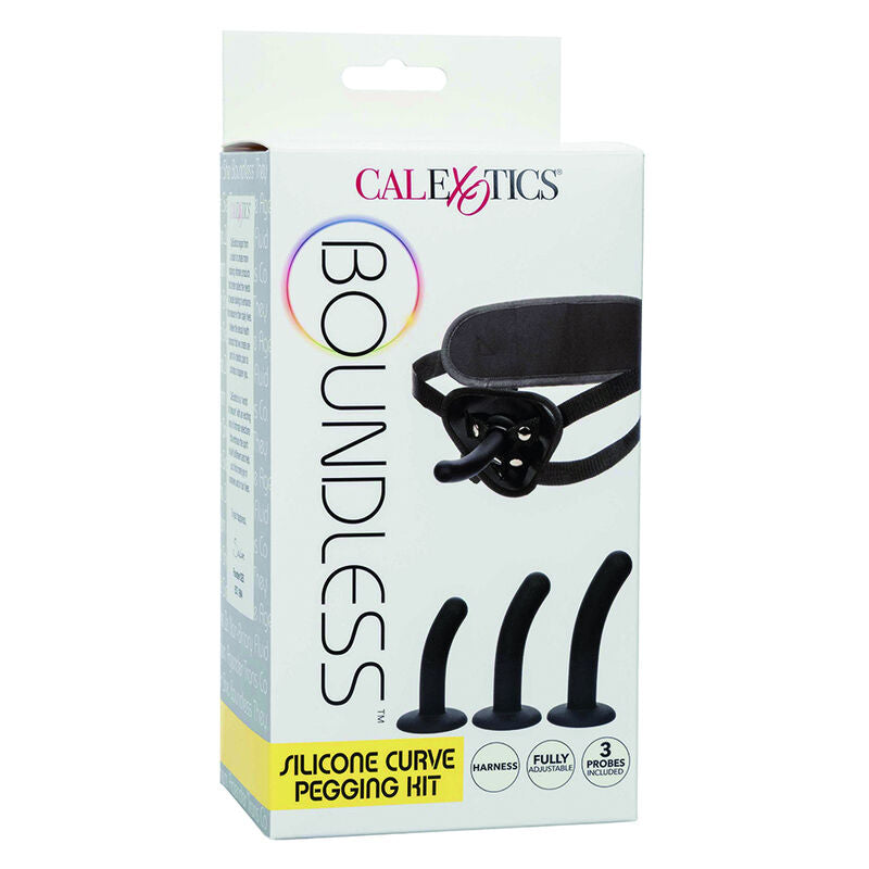 Comprar CALEXOTICS Boundless Kit Arnés Silicona Curvado – Juguete Versátil Con Diseño Ergonómico y Sondas Ajustables-Noxtic