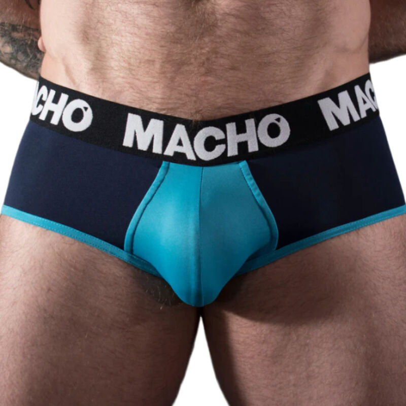 Comprar Macho MS26A Slip Azul – Ropa Íntima Confortable Y Elegante Para Uso Diario-Noxtic