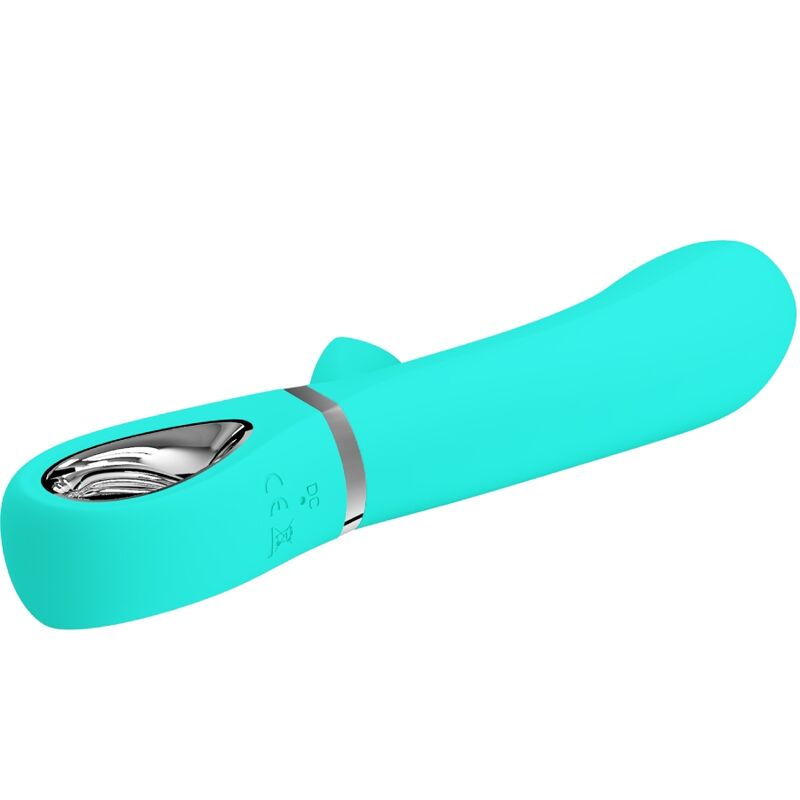 Comprar PRETTY LOVE Thomas Vibrador Punto G Multifunción Verde Agua – Silicona Suave Con 7 Funciones Para Placer Intenso-Noxtic