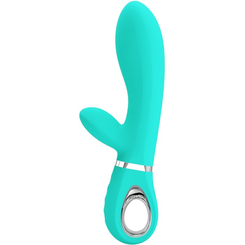 Comprar PRETTY LOVE Thomas Vibrador Punto G Multifunción Verde Agua – Silicona Suave Con 7 Funciones Para Placer Intenso-Noxtic