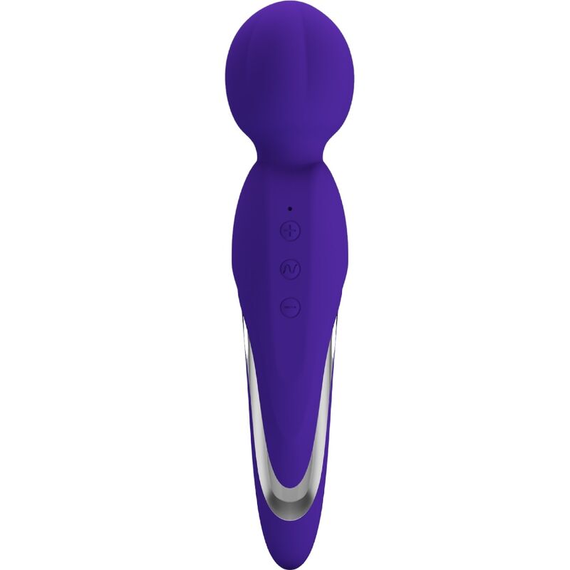 Comprar PRETTY LOVE Walter Vibrador Wand Violeta – Masajeador De Silicona Suave Con 7 Funciones De Vibración-Noxtic