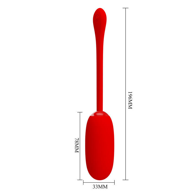 Comprar Pretty Love Huevo Vibrador Rojo – Diseño Impermeable Y Recargable Para Estimulación Precisa-Noxtic