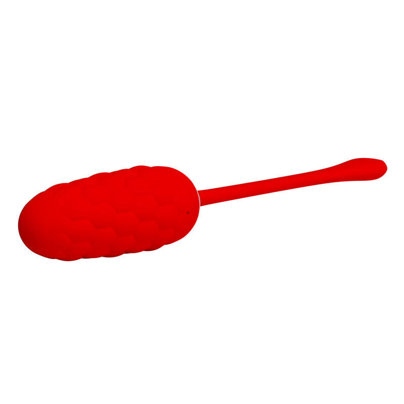 Comprar Pretty Love Huevo Vibrador Rojo – Textura Marina Con 12 Potentes Modos De Vibración-Noxtic