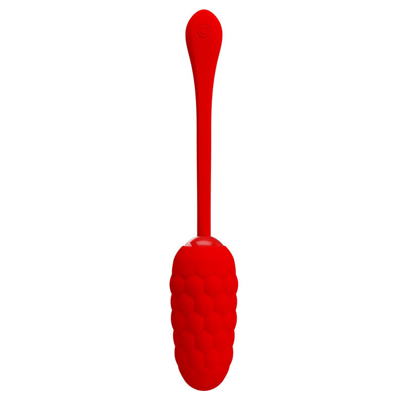 Comprar Pretty Love Huevo Vibrador Rojo – Textura Marina Con 12 Potentes Modos De Vibración-Noxtic