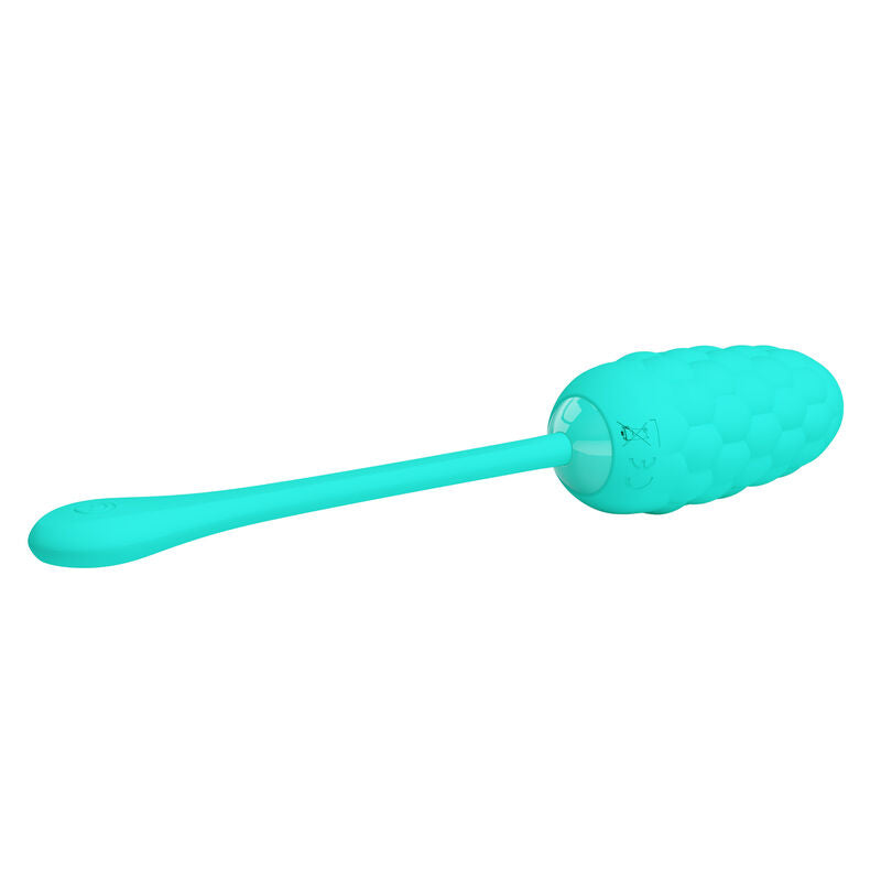 Comprar PRETTY LOVE Huevo Vibrador Verde Agua – Diseño Texturizado Recargable Para Placer Sensorial-Noxtic