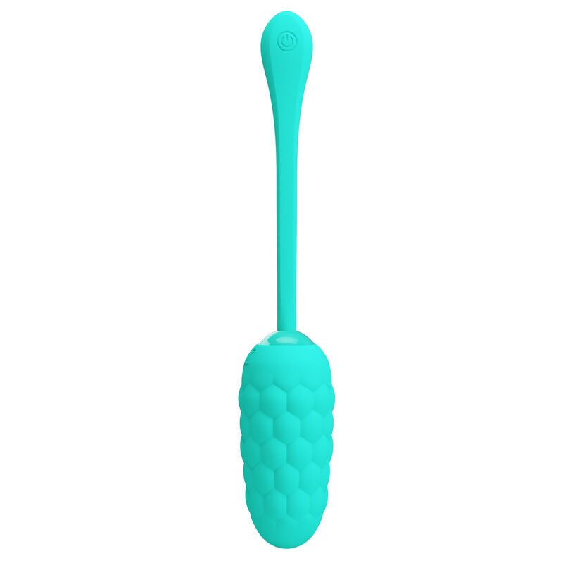 Comprar PRETTY LOVE Huevo Vibrador Verde Agua – Diseño Texturizado Recargable Para Placer Sensorial-Noxtic