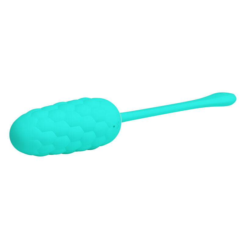 Comprar PRETTY LOVE Huevo Vibrador Verde Agua – Diseño Texturizado Recargable Para Placer Sensorial-Noxtic