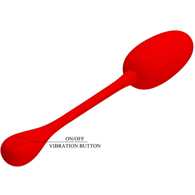 Comprar Pretty Love Knucker Huevo Vibrador Recargable Rojo – 12 Funciones De Vibración Para Estimulación Personalizada-Noxtic