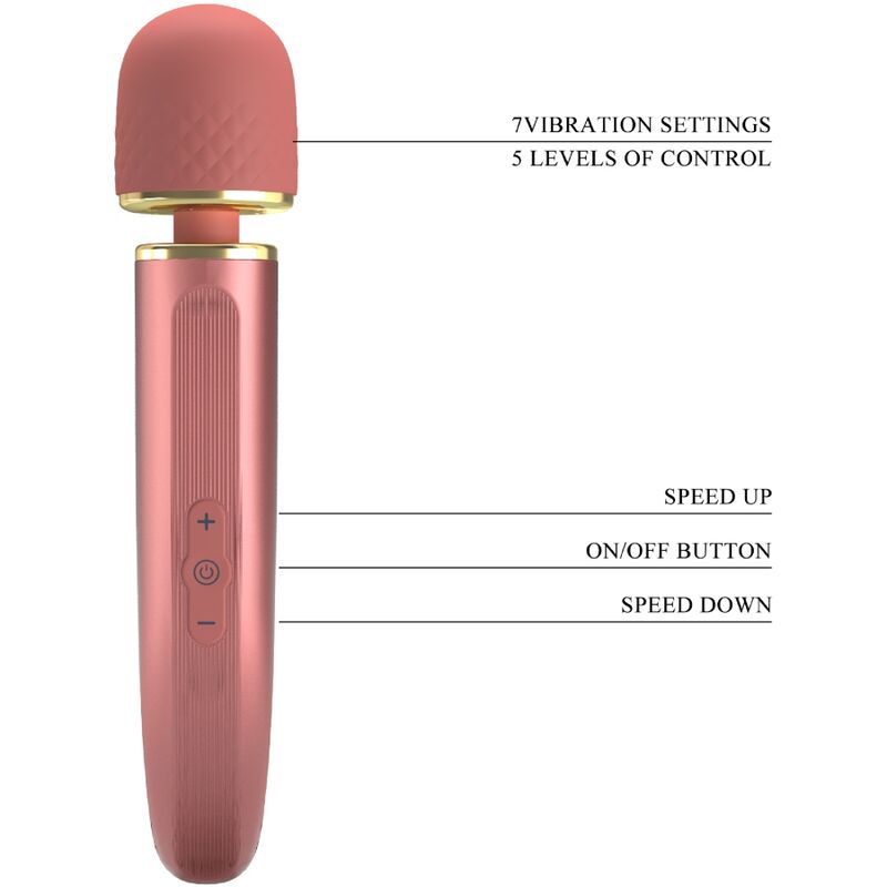 Comprar Pretty Love Masajeador Rosa – 7 Modos De Vibración Con Diseño Ergonómico-Noxtic