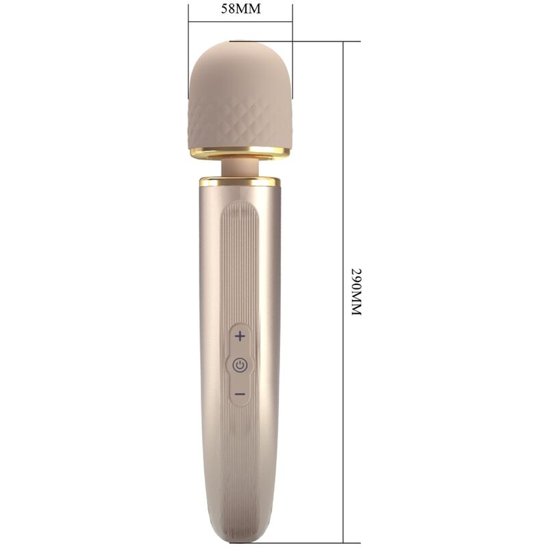 Comprar PRETTY LOVE Masajeador 7 Modos Vibración Champagne – Silicona Médica Hipoalergénica Para Placer Seguro-Noxtic