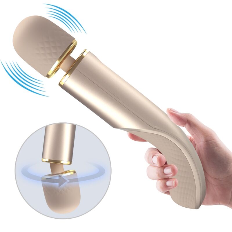 Comprar PRETTY LOVE Masajeador 7 Modos Vibración Champagne – Silicona Médica Hipoalergénica Para Placer Seguro-Noxtic