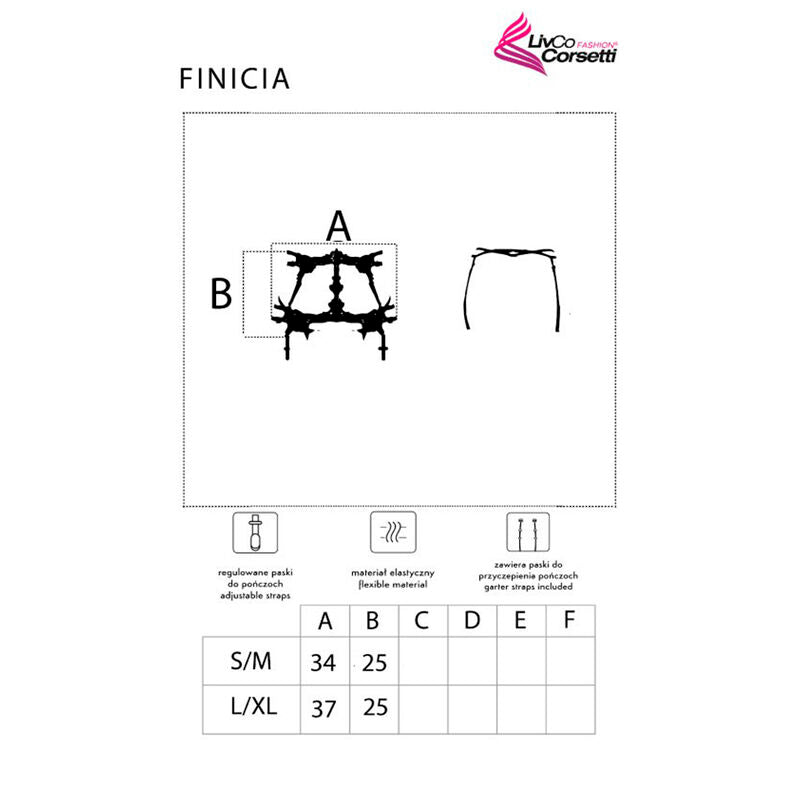 Comprar LIVCO CORSETTI FASHION Finicia LC90724 Liguro Negro – Diseño Elegante Para Realzar Tu Estilo-Noxtic