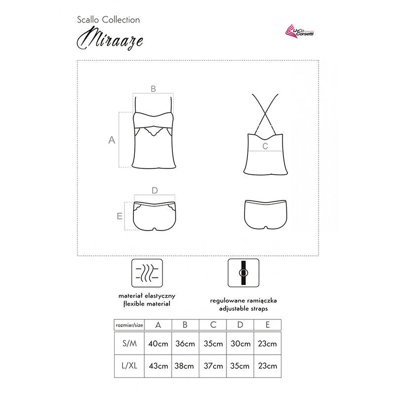 Comprar Livco Corsetti Fashion Miraaze LC 90567 Camiseta y Shorts Negro – Conjunto Elegante Con Comodidad Ideal-Noxtic