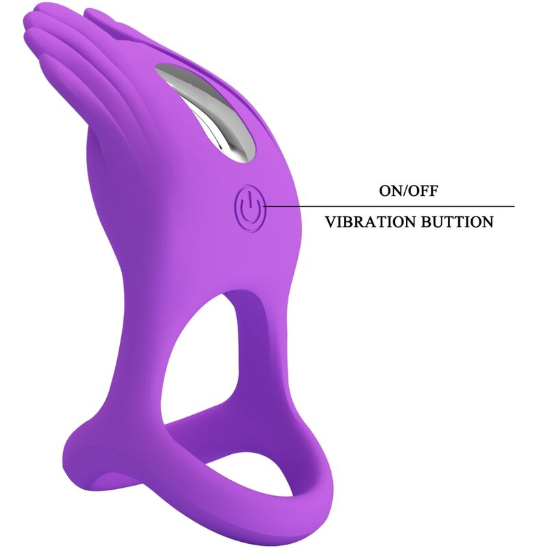 Comprar Pretty Love Silas Anillo Vibrador – 7 Modos De Vibración Con Silicona Médica Para Placer Sensorial-Noxtic
