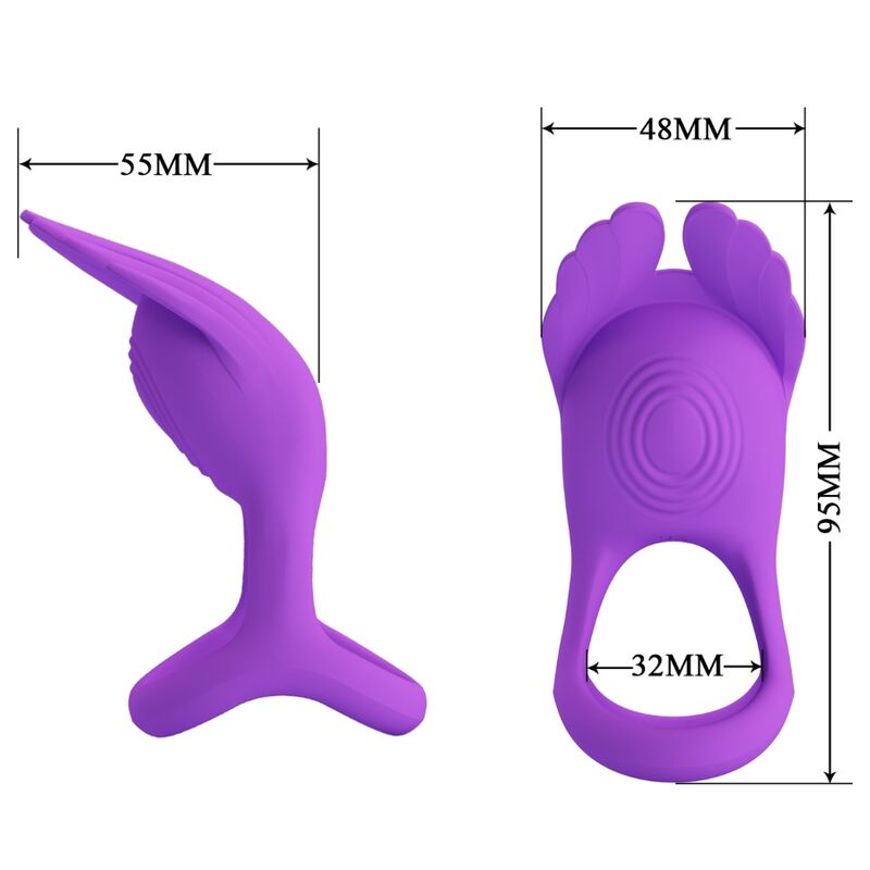 Comprar Pretty Love Silas Anillo Vibrador – 7 Modos De Vibración Con Silicona Médica Para Placer Sensorial-Noxtic