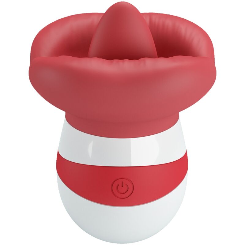 Comprar Pretty Love Mina Estimulador Lengua Rojo Claro – Diseño Realista Para Experiencia Única-Noxtic
