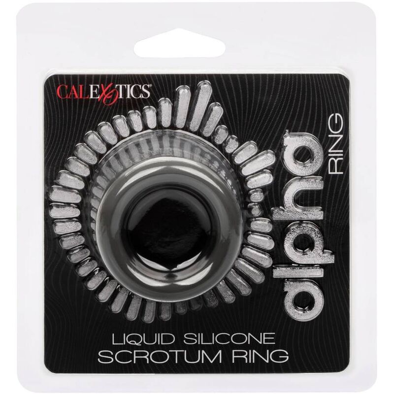 Comprar CALEXOTICS Alpha Anillo Doble Negro – Diseño Elegante Para Mayor Estimulación-Noxtic