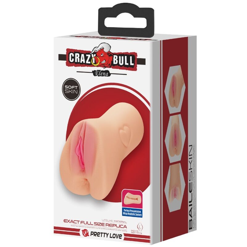 Comprar CRAZY BULL Elena – Masturbador Con Diseño Realista Para Placer Personal-Noxtic