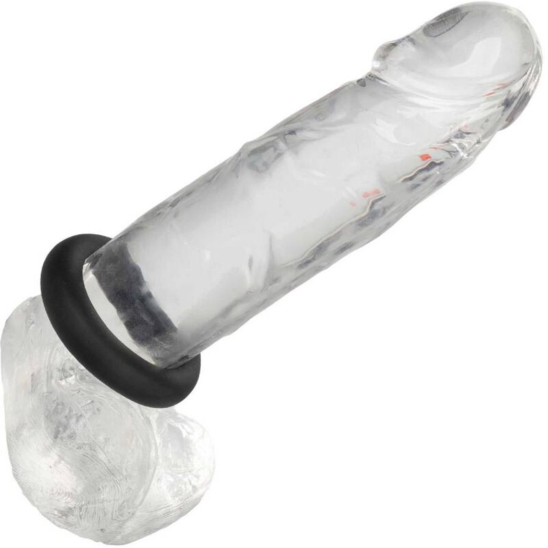 Comprar CALEXOTICS Alpha Anillo Prolong Medio Negro – Mejoramiento Del Placer Con Diseño Elegante-Noxtic