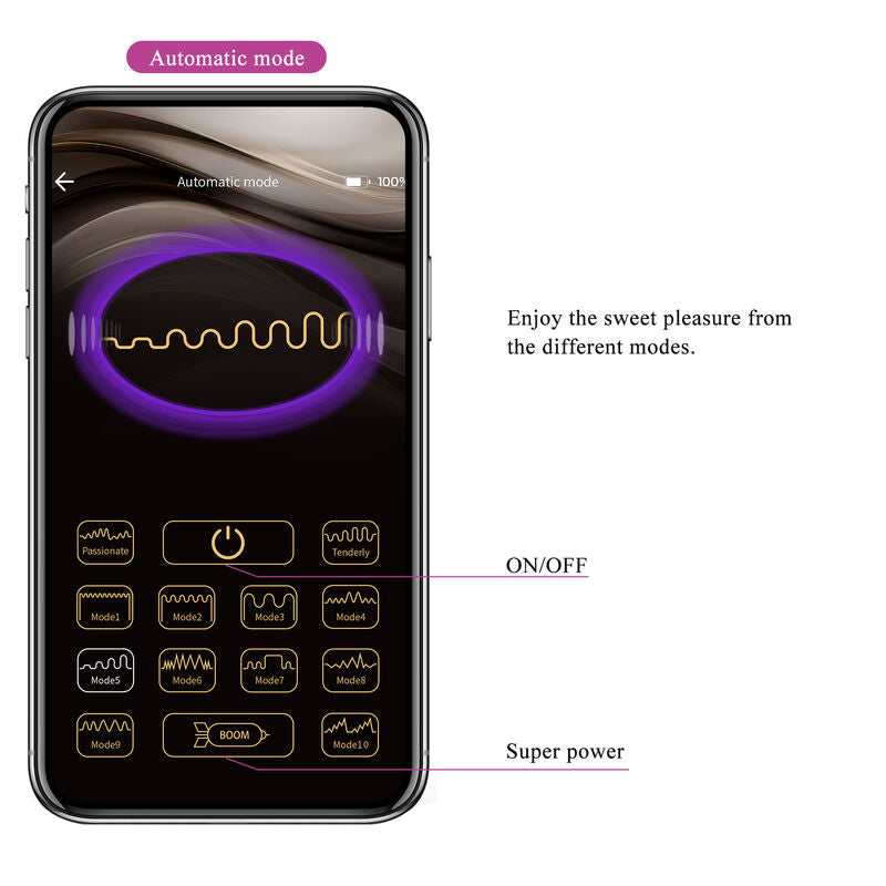 Comprar Pretty Love Hector Vibrador Lila – Control App Para Experiencia Personalizada-Noxtic