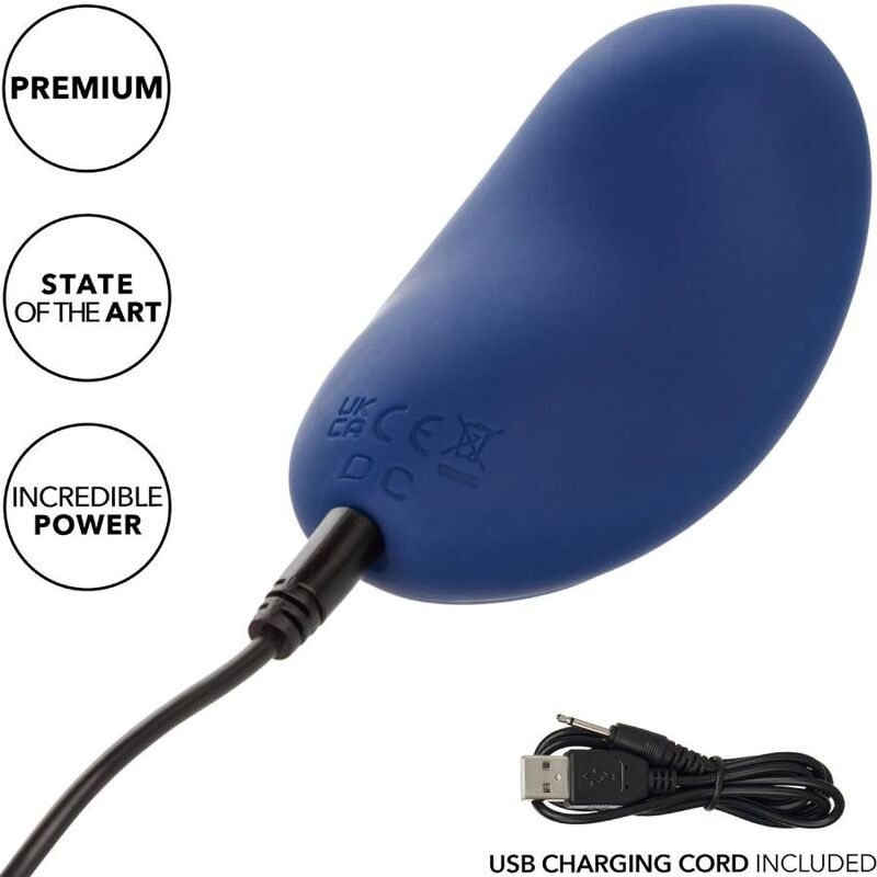 Comprar CALEXOTICS Cashmere Velvet Curve Azul – Vibrador Recargable Con Diseño Ergonómico Para Placer Sensorial-Noxtic
