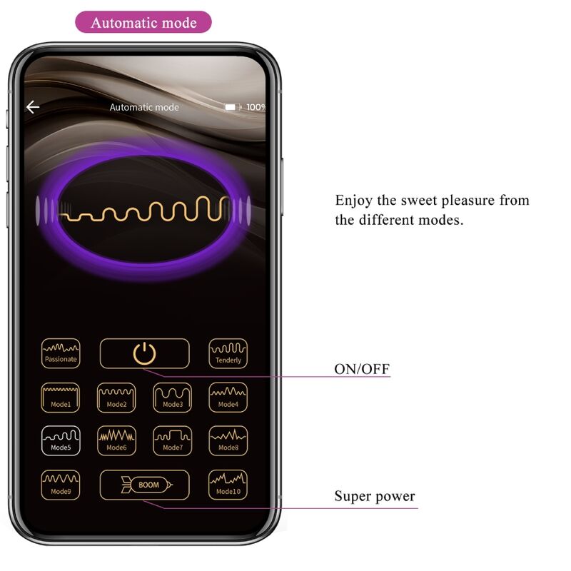 Comprar Pretty Love August Vibrador Doble Placer – Diseño Ergonómico Con Control Remoto App-Noxtic