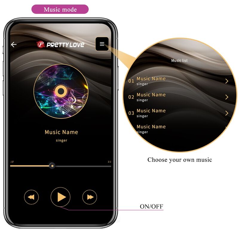 Comprar Pretty Love August Vibrador Doble Placer – Diseño Ergonómico Con Control Remoto App-Noxtic