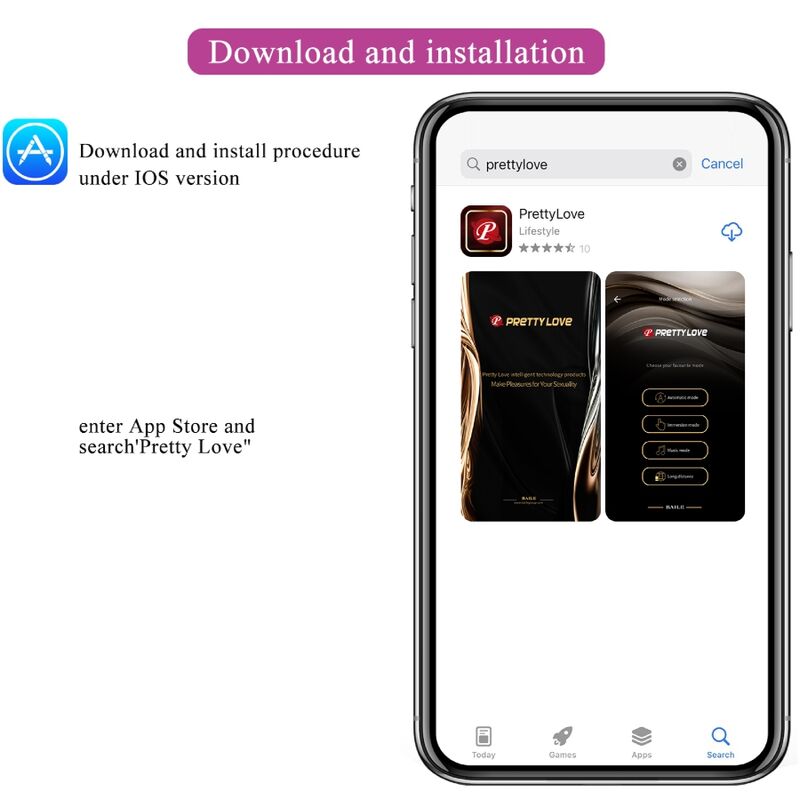 Comprar Pretty Love August Vibrador Doble Placer – Diseño Ergonómico Con Control Remoto App-Noxtic