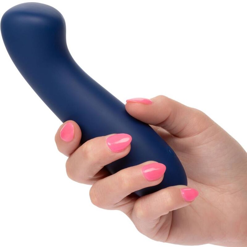 Comprar CALEXOTICS Cashmere Satin G Azul – Masajeador Elegante Con Silicona Médica Hipoalergénica-Noxtic