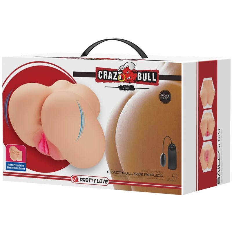 Comprar CRAZY BULL Vibrador Luna – Experiencia Sensorial Con Interior Texturizado y Vibración Ajustable-Noxtic
