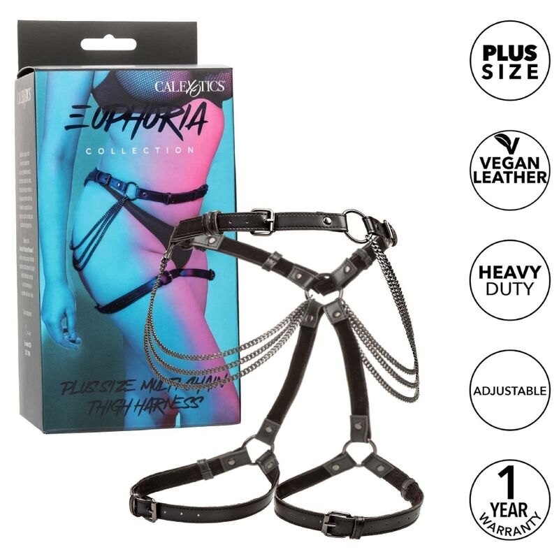 Comprar CALEXOTICS Arnés De Muslo Multi Chain Talla Grande – Ajuste Personalizado Para Mayor Comodidad-Noxtic