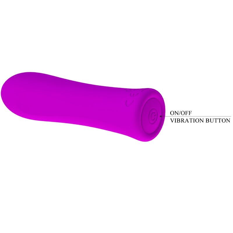 PRETTY LOVE Alfreda Super Power Vibrator Violet – Vibratore ricaricabile con stimolazione profonda