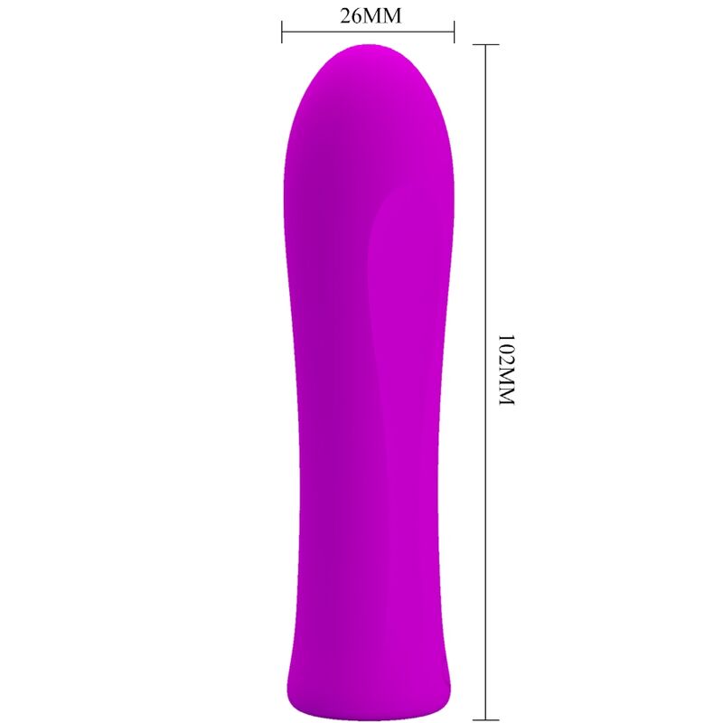 Comprar PRETTY LOVE Alfreda Vibrador Super Power Violeta – Vibrador Recargable Con Estimulación Profunda-Noxtic