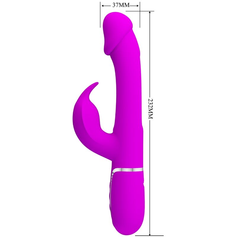 Comprar Pretty Love Kampas Vibrador Rabbit 3 En 1 – Diseño Multifuncional Para Placer Sensorial-Noxtic