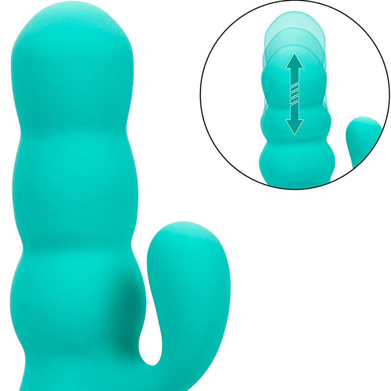 Comprar CALEXOTICS Del Mar Diva Vibrador Rabbit Verde Agua – Vibrador Recargable Con Diseño Lúdico Y Funcionalidad Mejorada-Noxtic