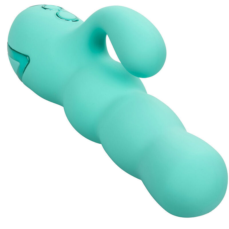 Comprar CALEXOTICS Del Mar Diva Vibrador Rabbit Verde Agua – Vibrador Recargable Con Diseño Lúdico Y Funcionalidad Mejorada-Noxtic