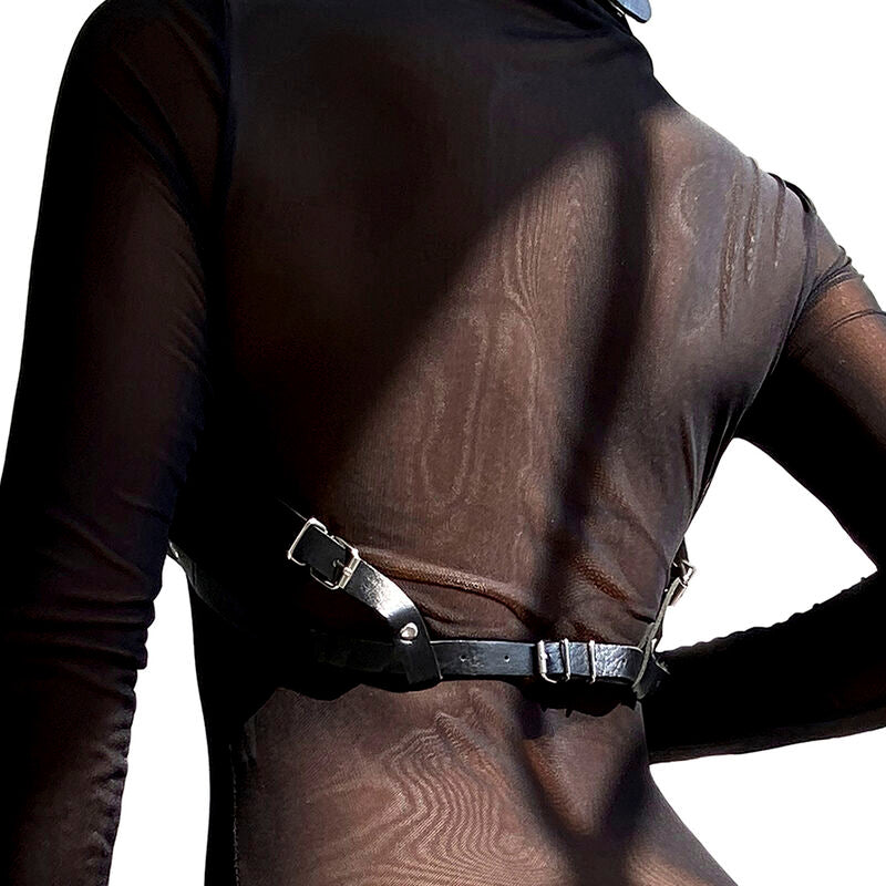 Comprar SUBBLIME Arnés De Pecho Cuero Negro Talla Única – Diseño Elegante Para Realzar Tu Figura-Noxtic