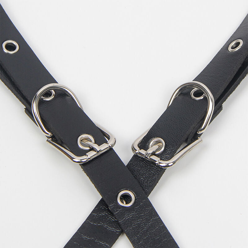 Comprar SUBBLIME Arnés Con Tirantas Detalle Cadenas Talla Única – Diseño Elegante Para Libertad Sensual-Noxtic