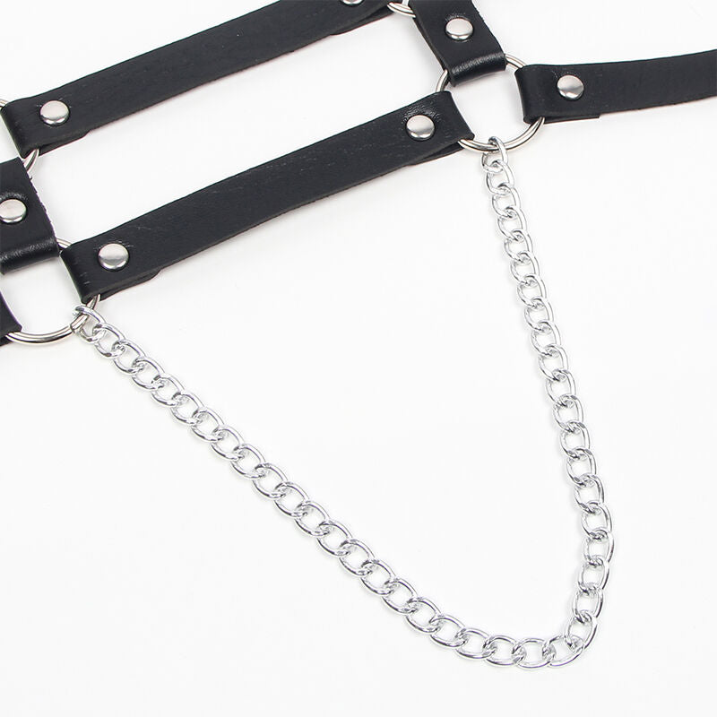 Comprar SUBBLIME Arnés Con Tirantas Detalle Cadenas Talla Única – Diseño Elegante Para Libertad Sensual-Noxtic