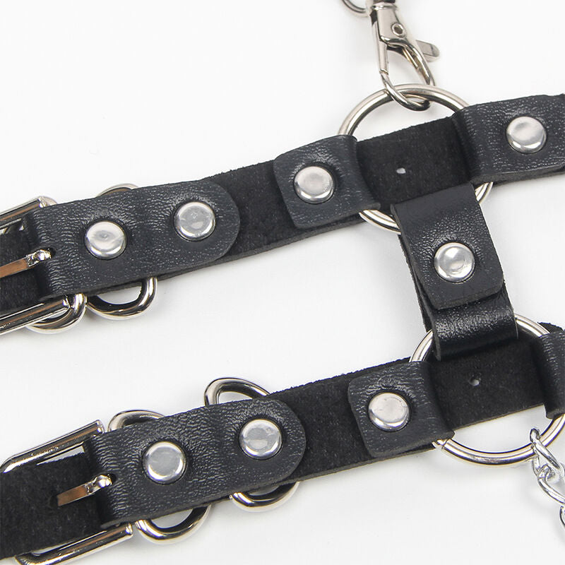 Comprar SUBBLIME Arnés Con Tirantas Detalle Cadenas Talla Única – Diseño Elegante Para Libertad Sensual-Noxtic