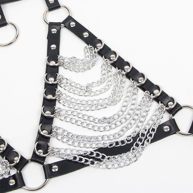 Comprar SUBBLIME Arnés Sujetador y Collar Con Cadenas Talla Única – Diseño Elegante Para Comodidad y Estilo-Noxtic