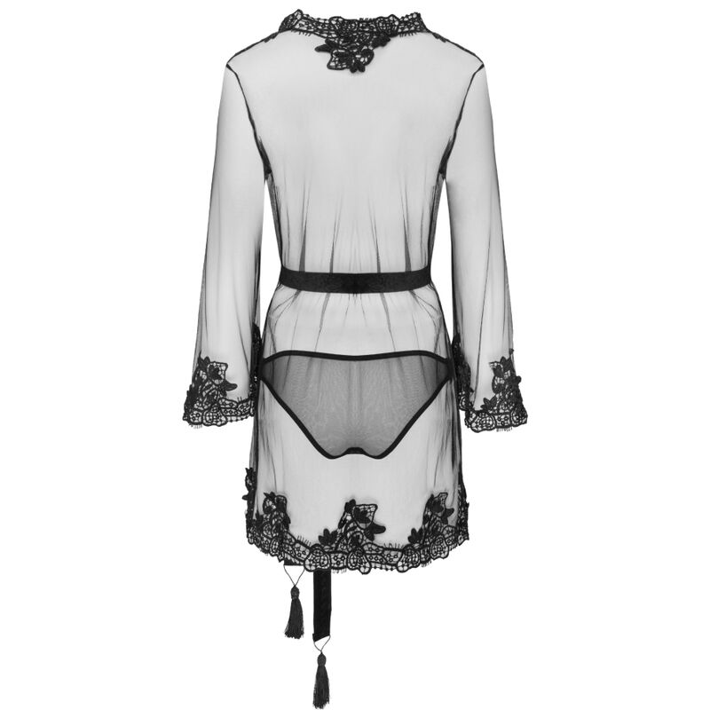 Comprar LIVCO Corsetti Fashion Herina LC XG056 Bata y Panty Negro Talla Única – Diseño Elegante Para Comodidad y Confianza-Noxtic