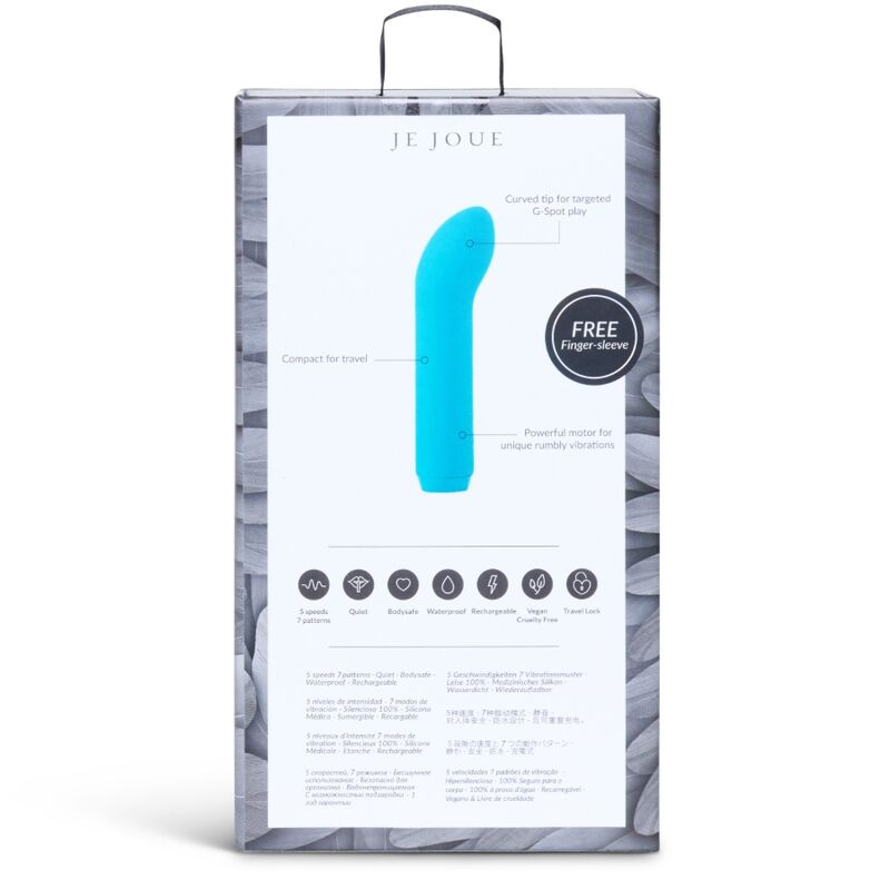 Comprar JE JOUE Bala Vibradora Teal – Diseño Curvado Para Estimulación Precisa-Noxtic