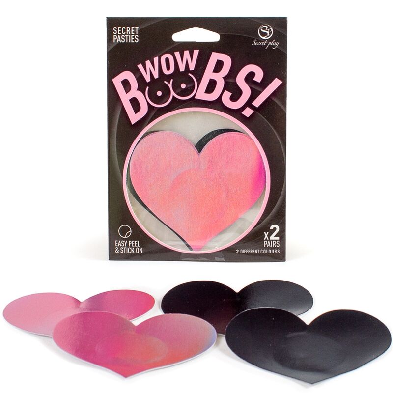 Comprar SECRET PLAY Cubre Pezones Corazón – Diseño Atractivo Para Realzar Tu Estilo Personal-Noxtic