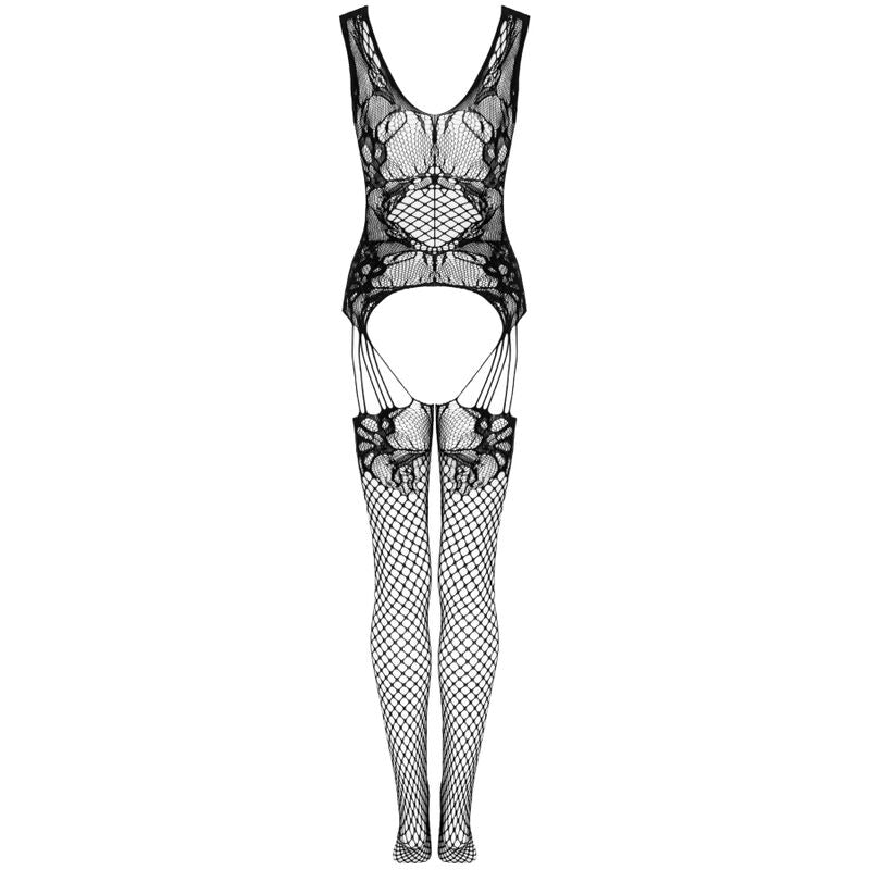 Comprar LIVCO Corsetti Fashion Julove Bodystocking Negro Talla Única – Lencería Sexy Con Diseño Atractivo Para Comodidad Ideal-Noxtic